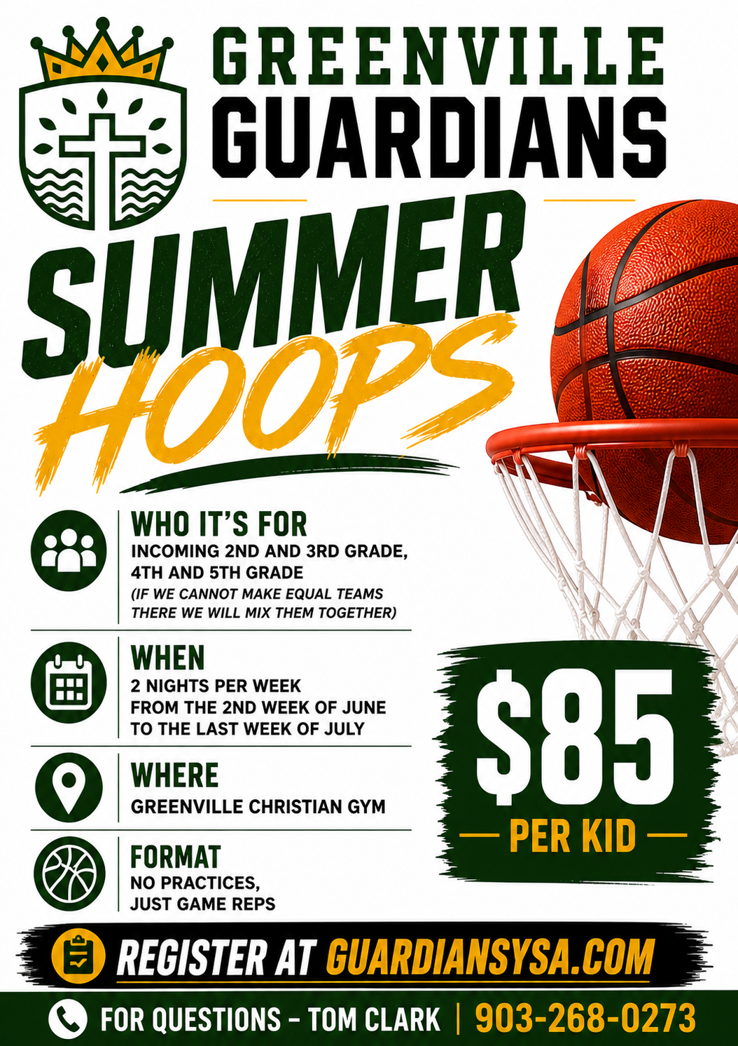 Summer Basketball Flyer